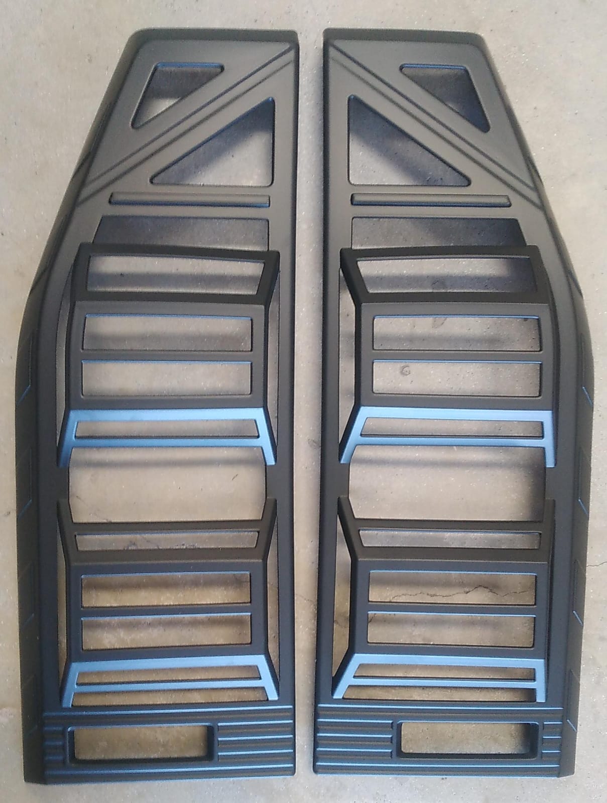 Jetour T2 (2025-On) V2 Taillight Trim Matt Black