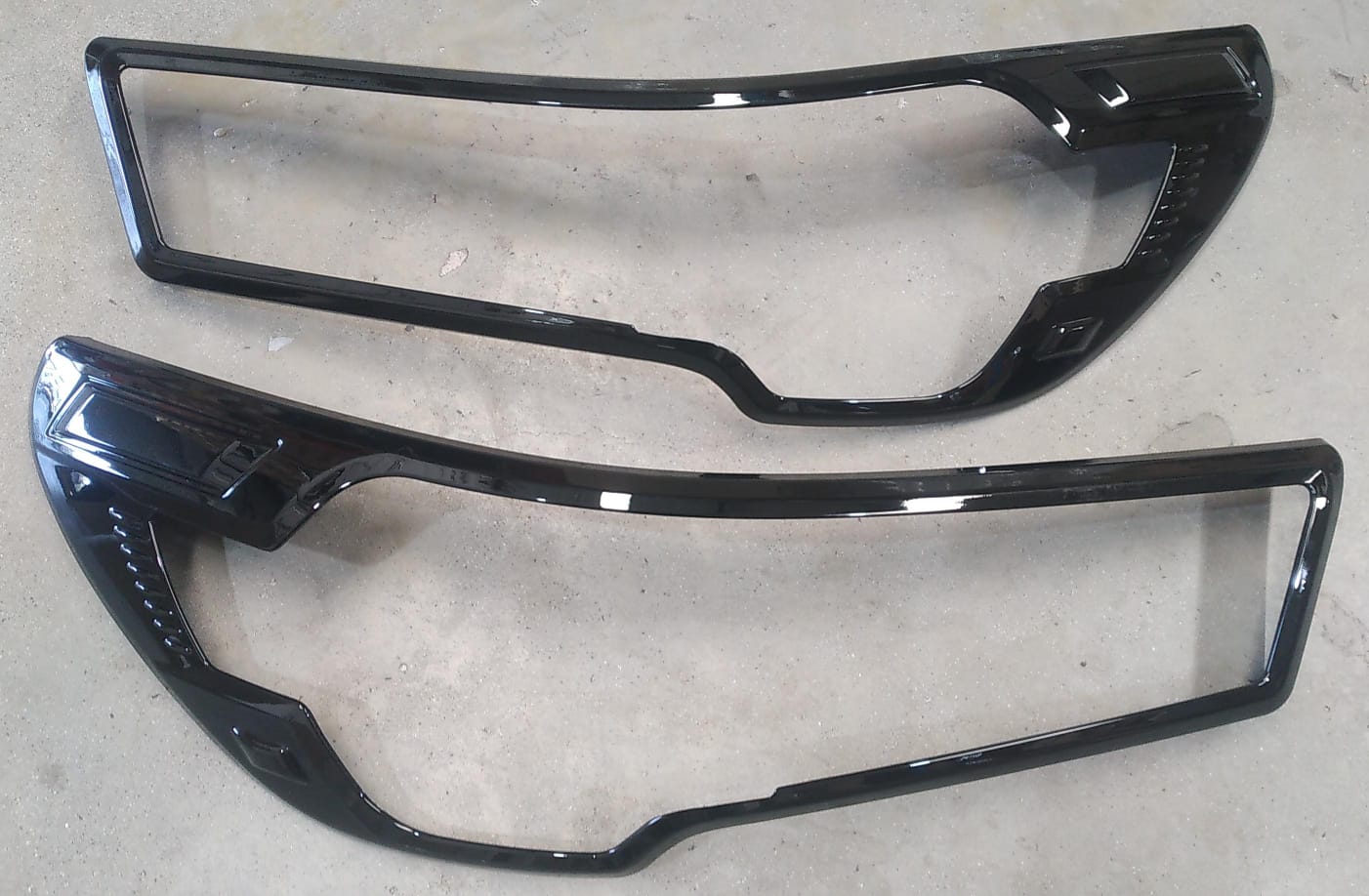 Toyota Hilux Rocco RS Spec Headlight Trims Gloss black