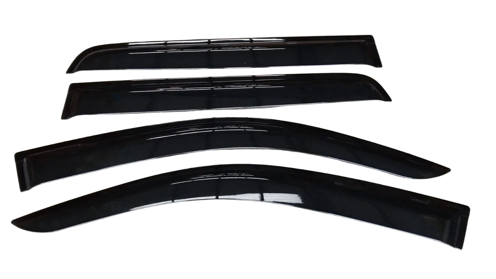 Toyota Hilux GD6 / Travo 2016-2026 Weather Guards Double Cab (Gloss Black) without Logo