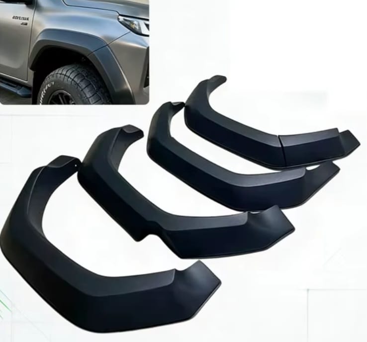 Toyota Travo 2026 GR Type fender flares matt black (wide)