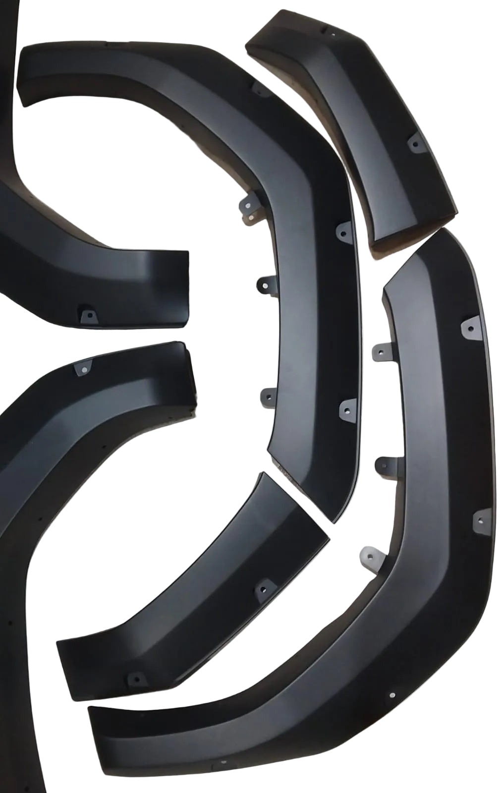 Toyota Hilux GD6/ Travo 2026 V2 fender flares with studs matt black