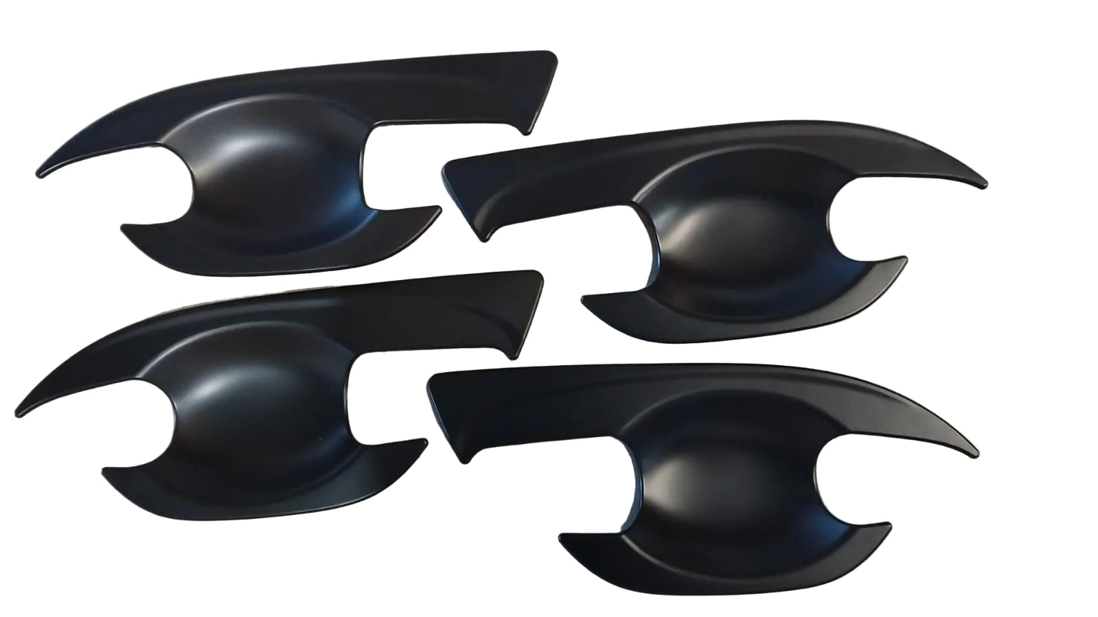 Nissan Navara D23. 2016- 2026   Door Handle Covers 4pce Matt Black. No logo