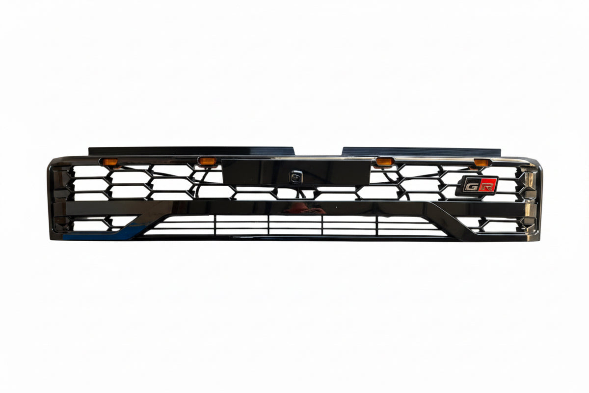 Toyota Hilux GD6 Travo 2026 GR Grill with top LED  Gloss Black