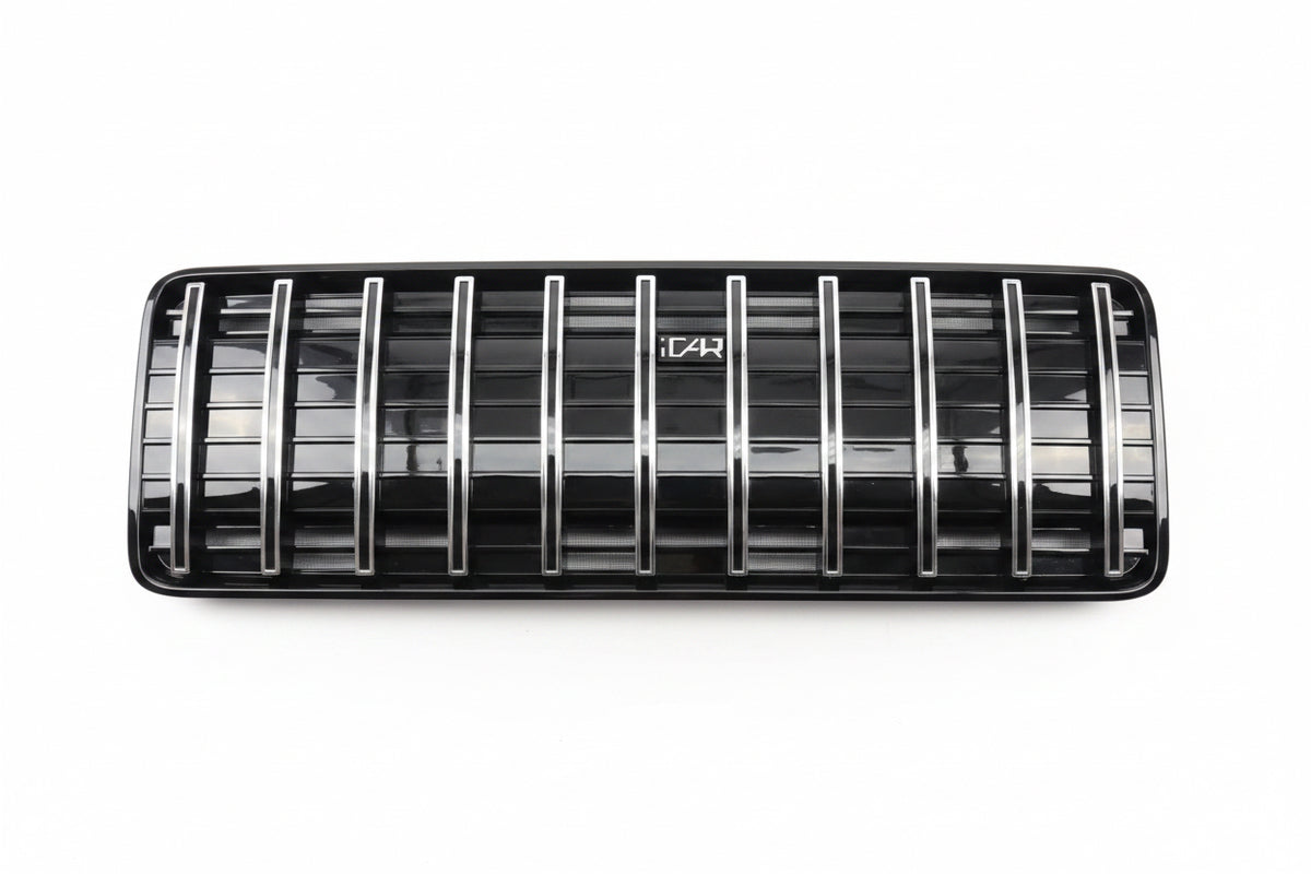 ICAR V23 GT Type Grill Gloss Black  with Chrome