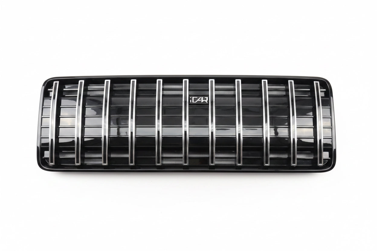 ICAR V23 GT Type Grill Gloss Black  with Chrome