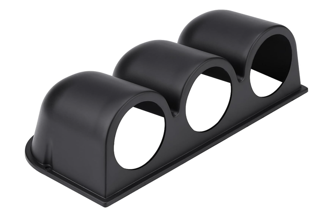 Dashboard 3 Gauge Black Holder 52MM 2&quot; (UNIVERSAL)