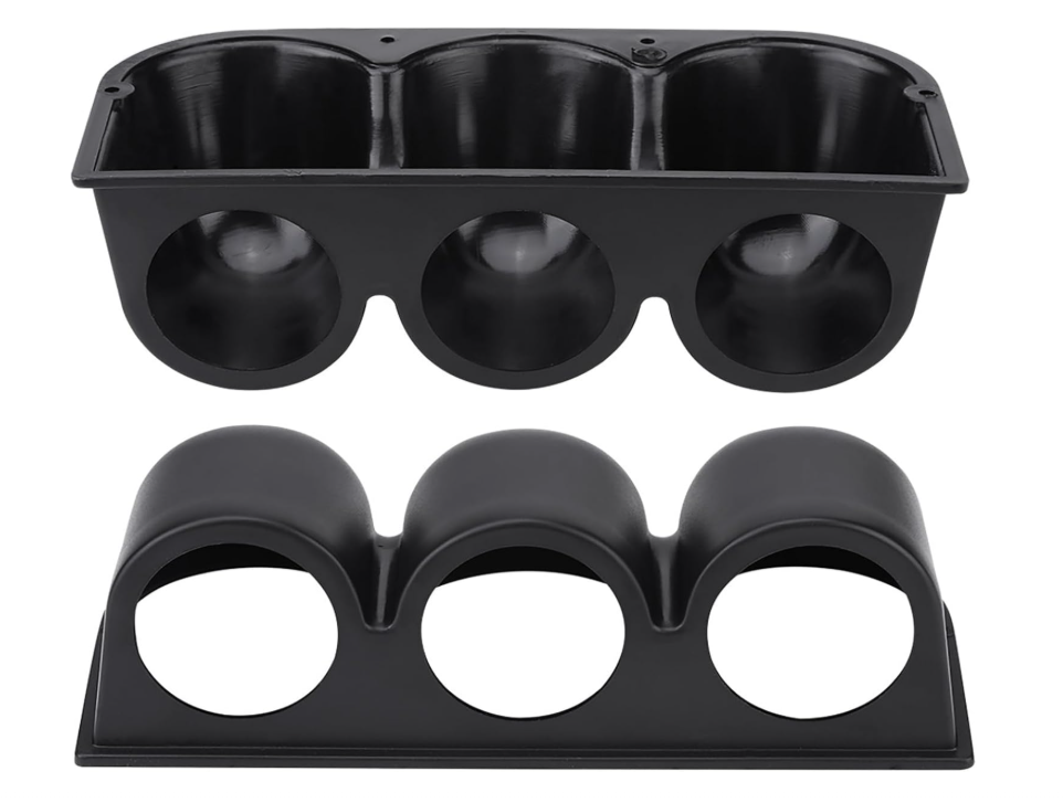 Dashboard 3 Gauge Black Holder 52MM 2&quot; (UNIVERSAL)
