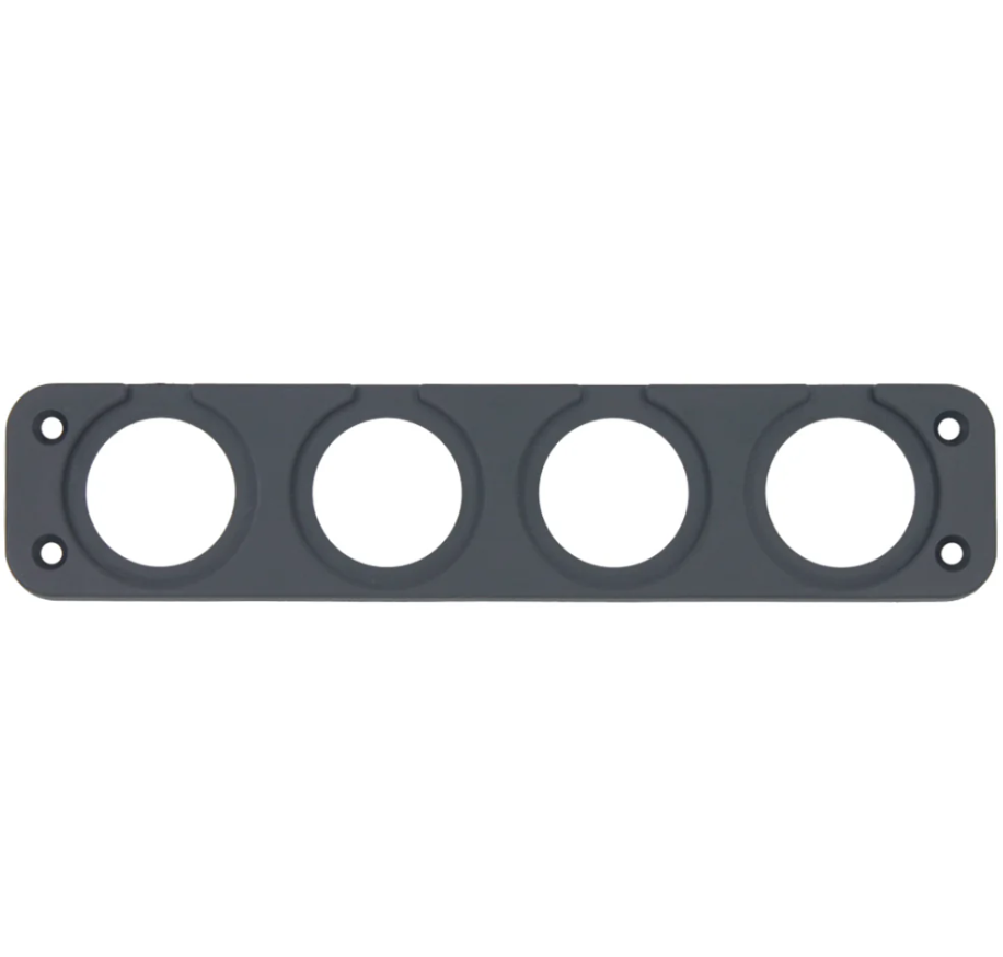 4 Round Hole Plastic Panel