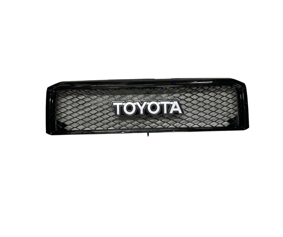 The 4x4 Store Limited Edition Anniversary Mesh Grill - Toyota Land Cruiser 76, 78 &amp; 79 Series -Black Grill