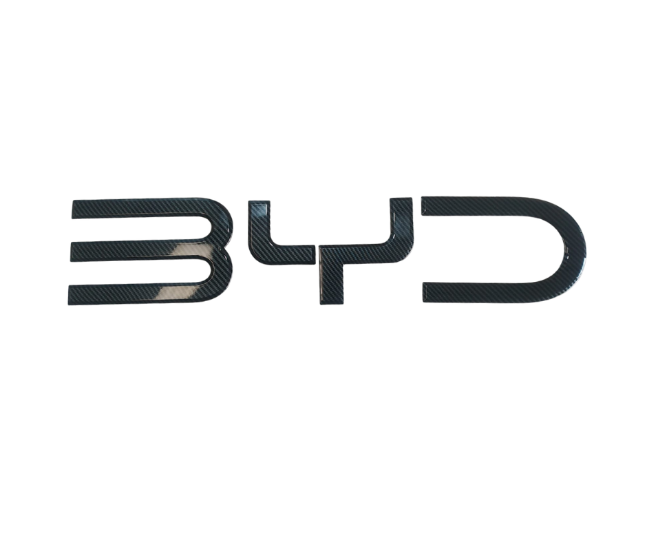 BYD SHARK Rear Emblem Tailgate Cover Carbon(Look a like)