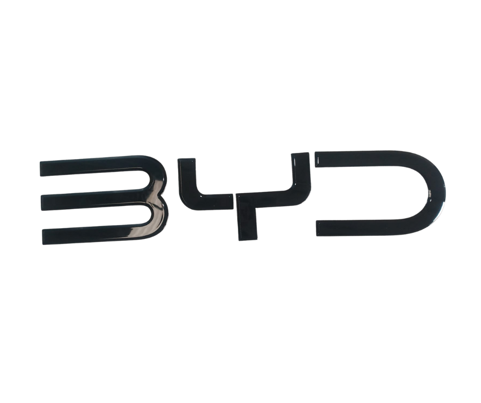 BYD SHARK Rear Emblem Tailgate Cover Gloss Black