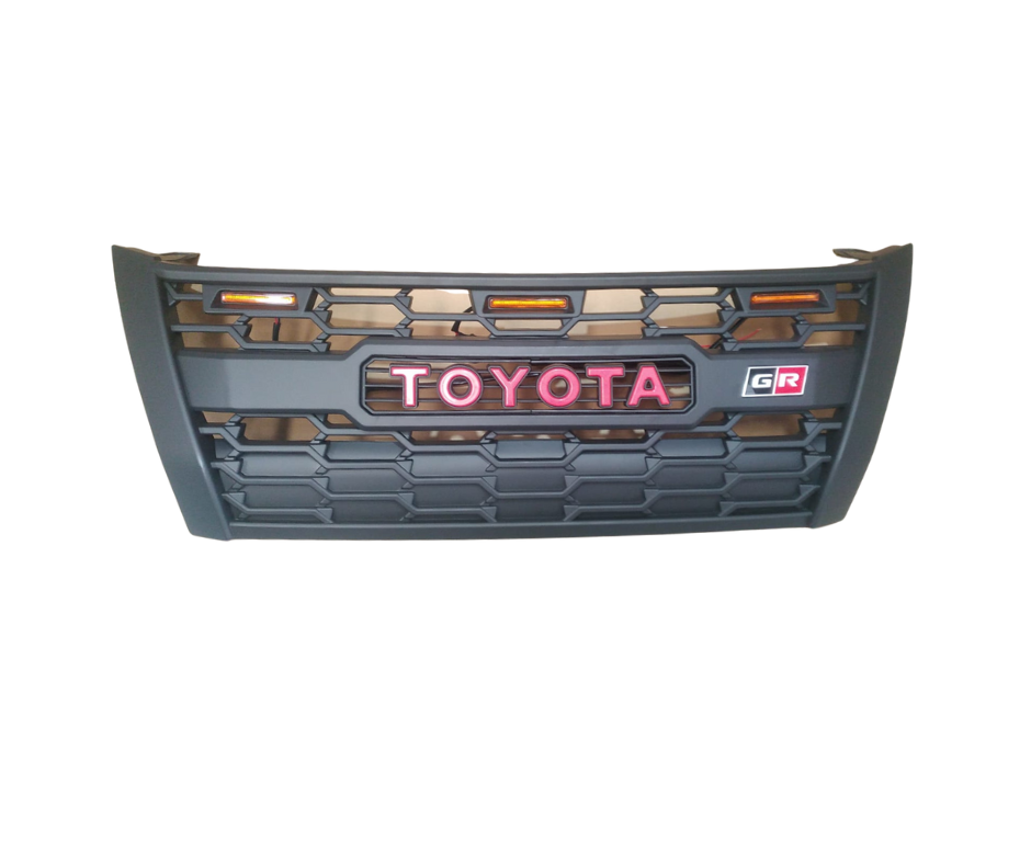Toyota Fortuner GD6 2016-2018 GR Grill matt black with LED