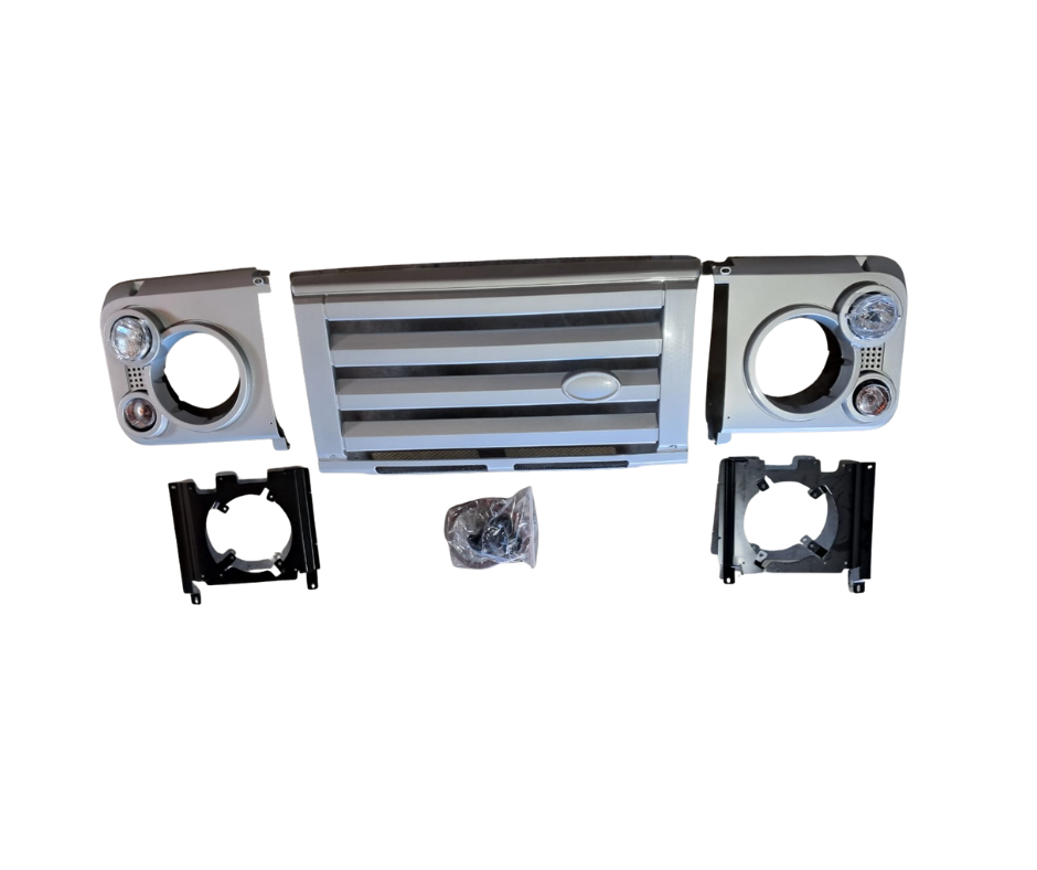 Land Rover Defender Grill Kit SVX (Silver)