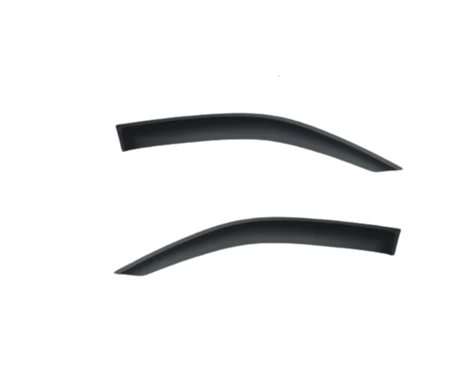 Toyota Hilux GD6 (2016-2024) Weather Guards (Single Cab) Matt Black