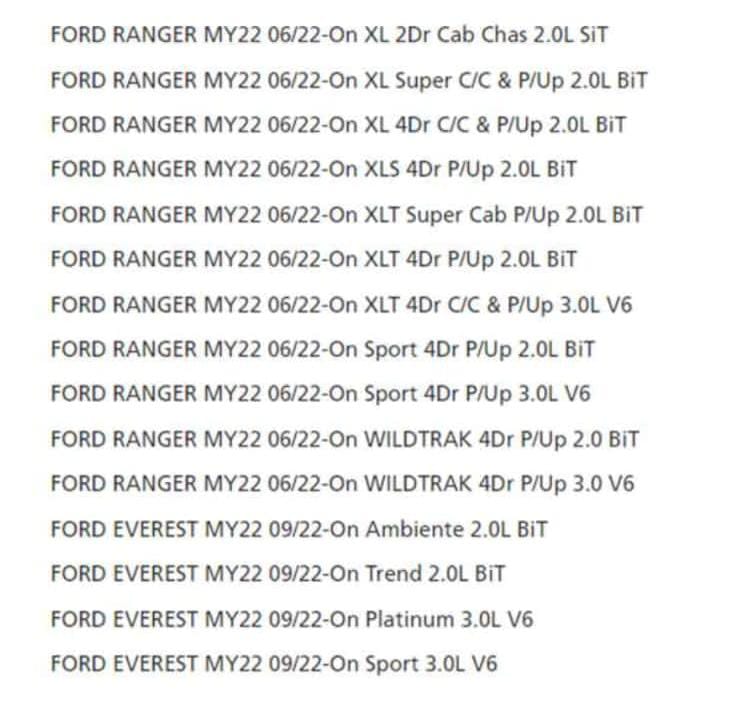 Ford Ranger Next Gen T9 Snorkel