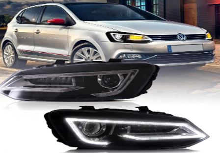 VW Polo Vland LED Headlight set 2011 - 2017