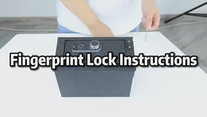 FJ Cruiser Metal Safe (black) with fingerprint lock