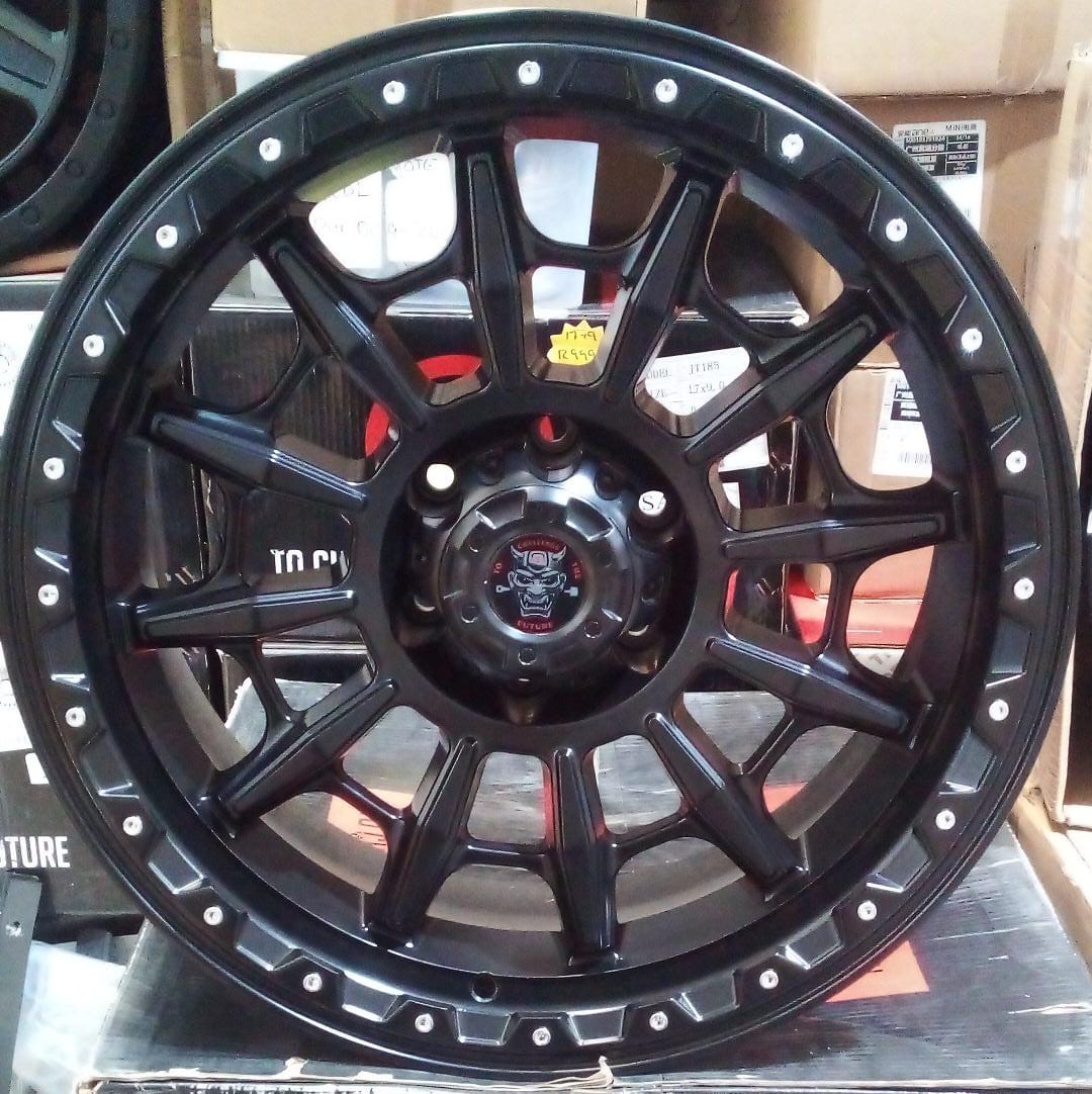 20&quot; Rims Matt Black With Silver