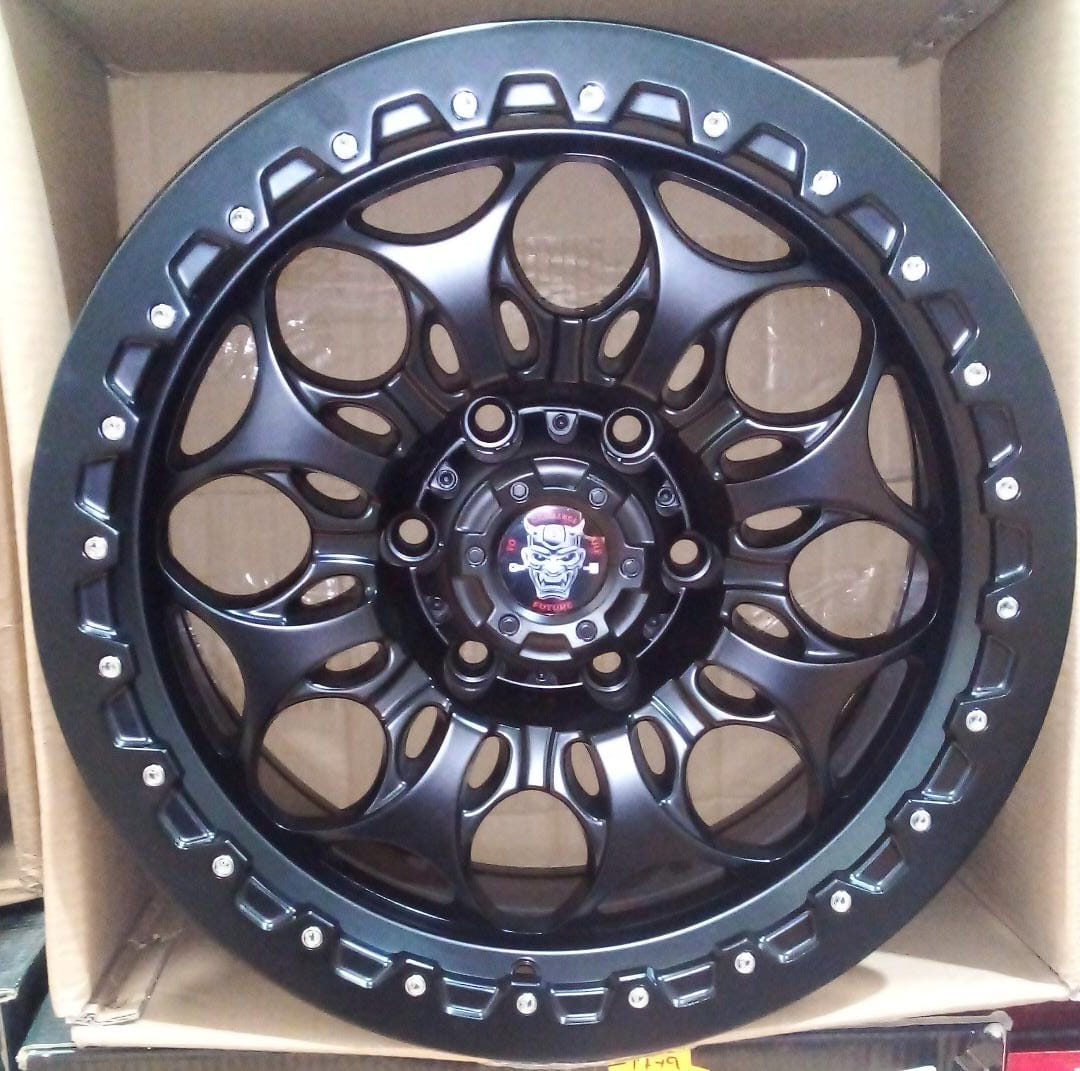 17" Rims Matt Black Set Of 4