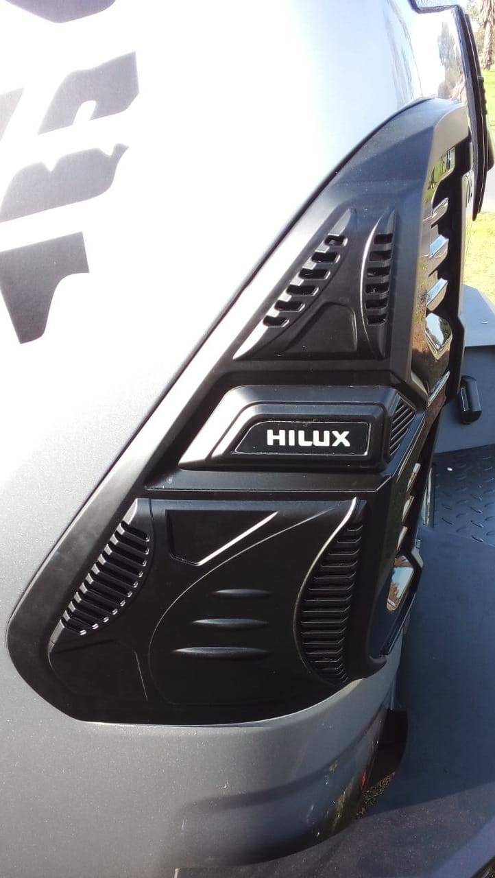 Toyota Hilux (2021+) RS Tail Light  Trim Matt Black