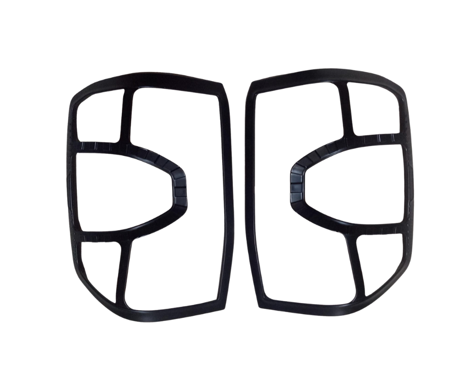 Ford Ranger Next Gen High level tail lights trim with rifles matt black