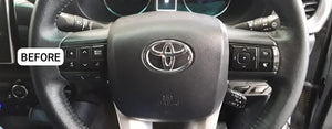 Toyota steering wheel badge