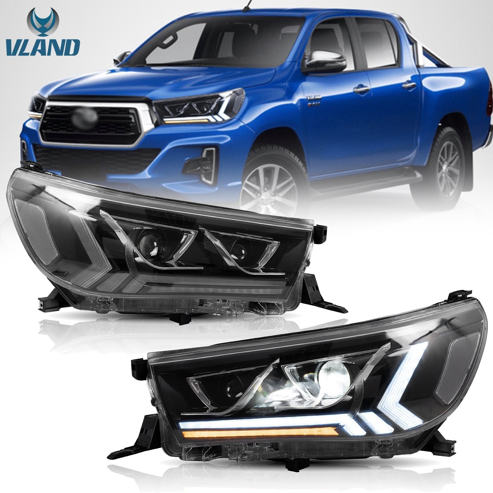 Toyota Hilux Gd6 Led Headlights Vland