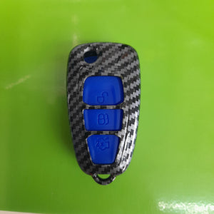 Ford Ranger C Style Carbon Look Key Cover Blue