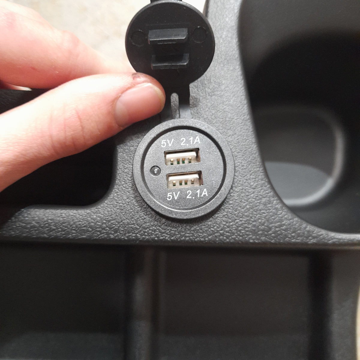 Toyota Land Cruiser Storage Tray with dual USB