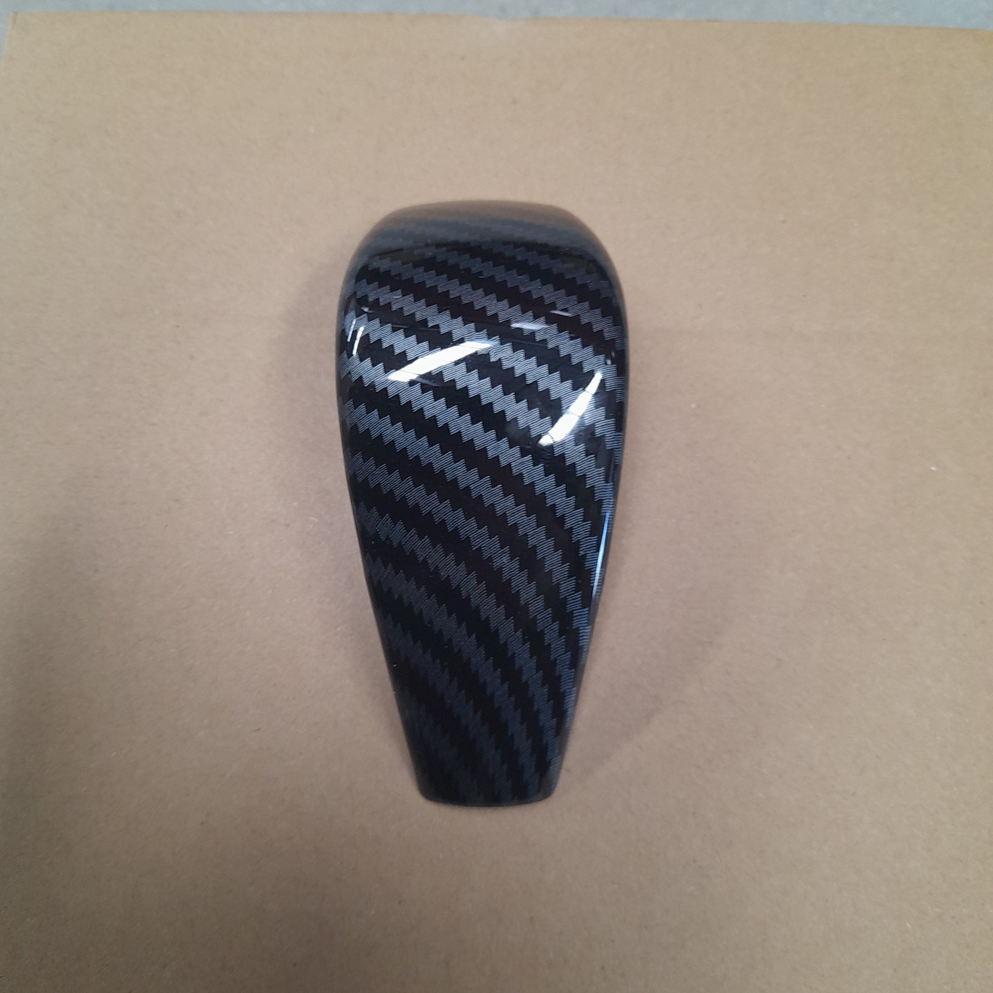 Carbon Fiber – Gear shift knob cover Red