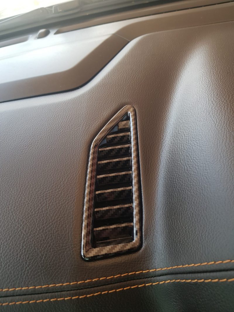 Carbon Fiber Dashboard Vent Covers (2 Piece)