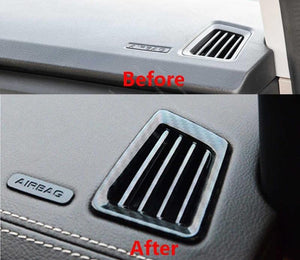 Carbon Fiber Air Conditioning Dashboard Vent Covers (2 Piece)
