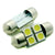 Canbus 4 SMD LED Car Light White 36mm - each