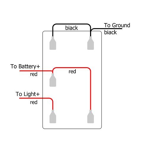 Rocker switch, on-off, blue LED - Spot lights - the4x4store.co.za