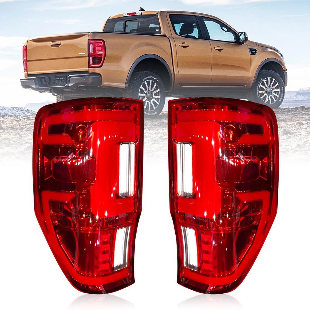 Ford Ranger (2012-2021) LED Tail Lights Red - the4x4store.co.za