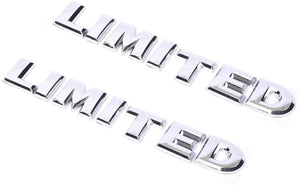 Jeep Limited Badge Silver 130X17Mm