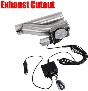 Electronic Exhaust Y-Pipe Cutout Valve With Remote