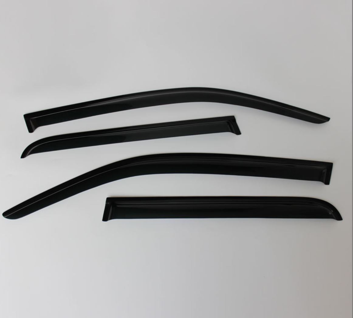 Volkswagen Amarok Weather Guards Black No Logo 2009-2020