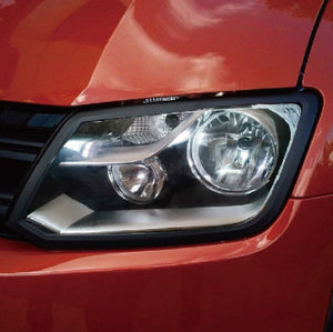 Volkswagen Amarok Head Light Covers 2009-2019 Matt Black