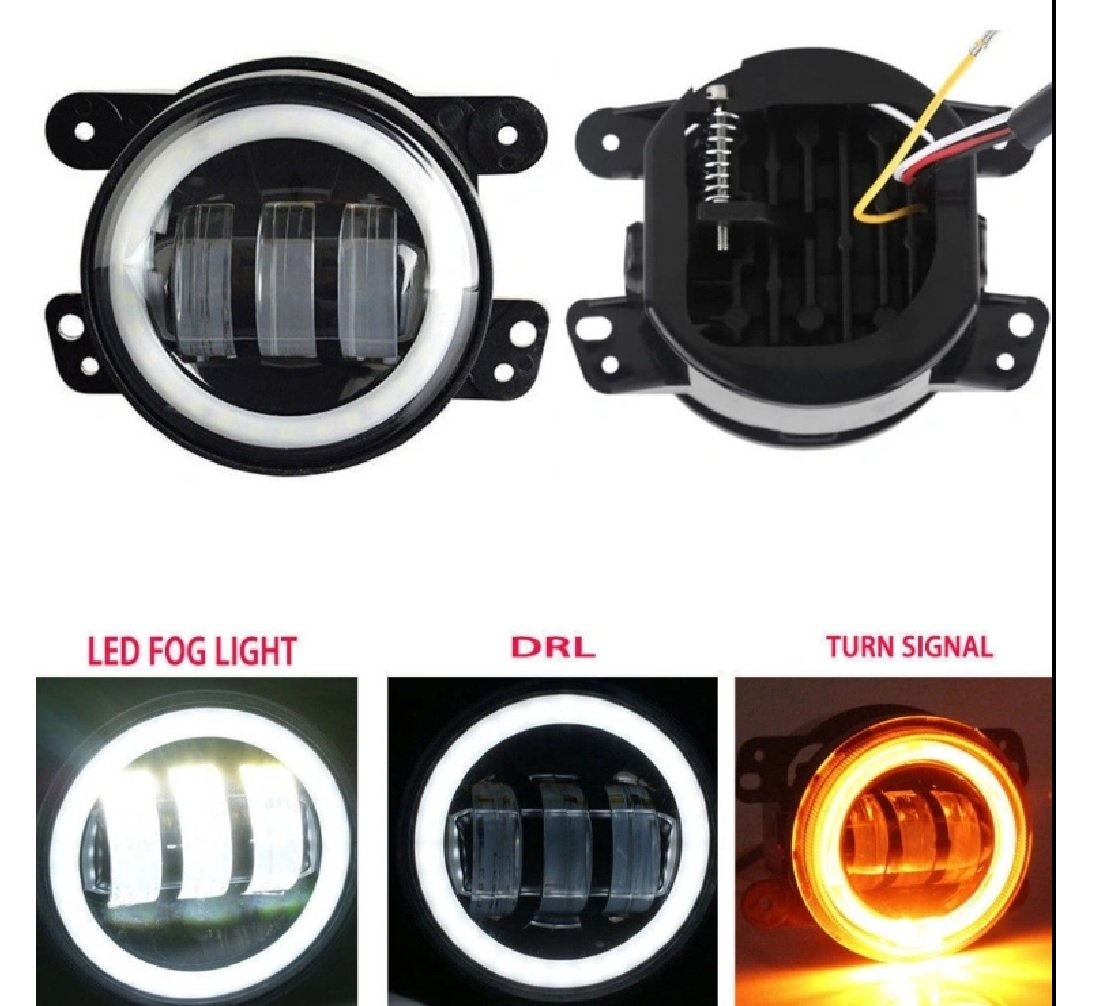 Fog Light Led With Indicator Set Of 2