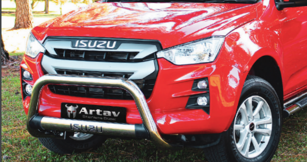 Isuzu Dmax Bar W Oval Cross Member 2022+ Stainless 1600091T