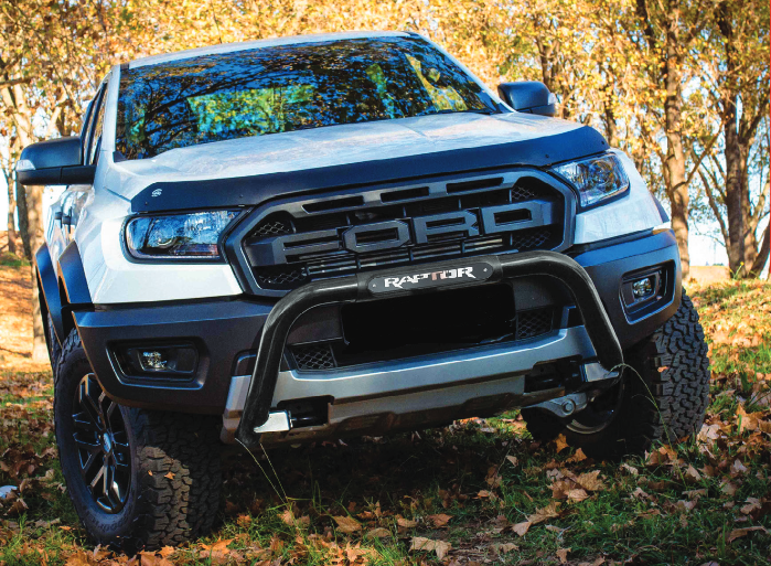 Ford Ranger Raptor Nudge Bar Black Stainless 2019+