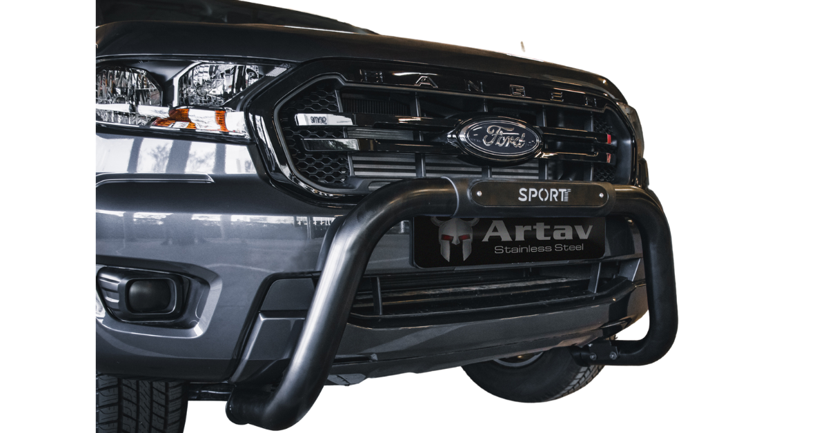 Ford Ranger &amp; Everest Sport Pdc Nudge Bar Black 2016+
