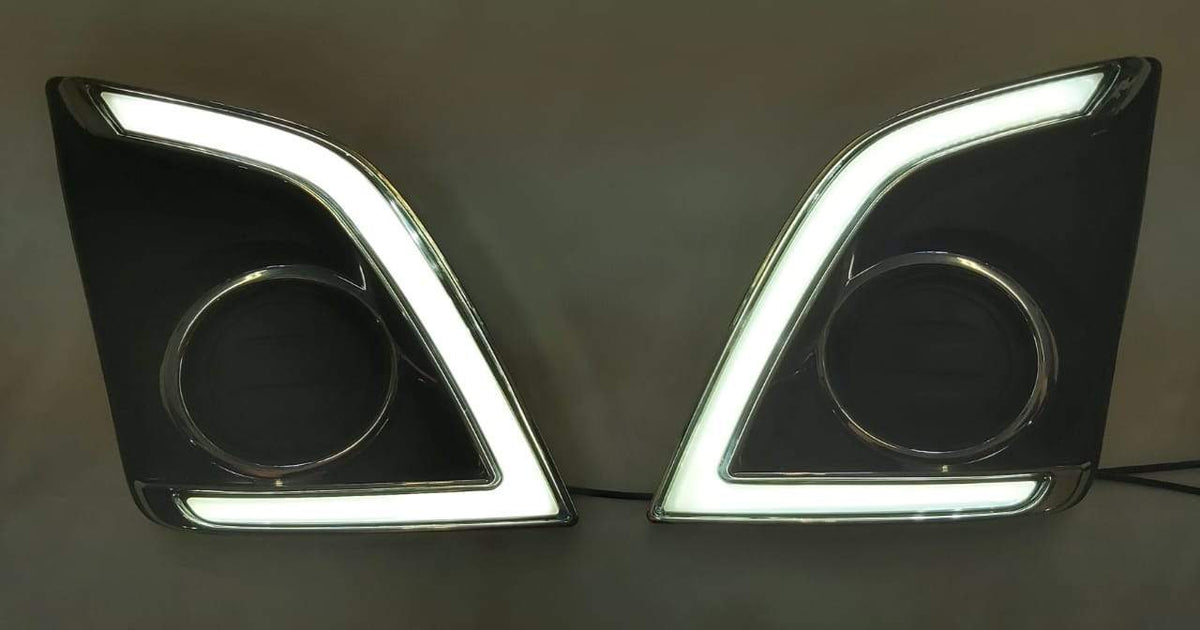 Isuzu Dmax Led Fog Lamp Case With Day Time Running Light &amp; Turn Signal