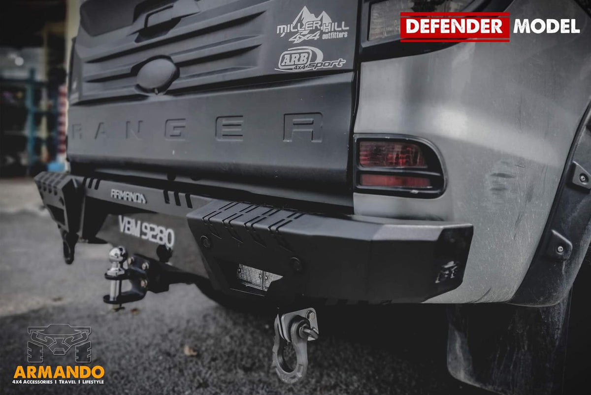 Ford Ranger (2012-2022) Armando Defender Rear Steel Bumper