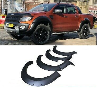 Ford Ranger Pre Facelift T6 2012 - 2015 Fender Flares V2 Studded Smooth