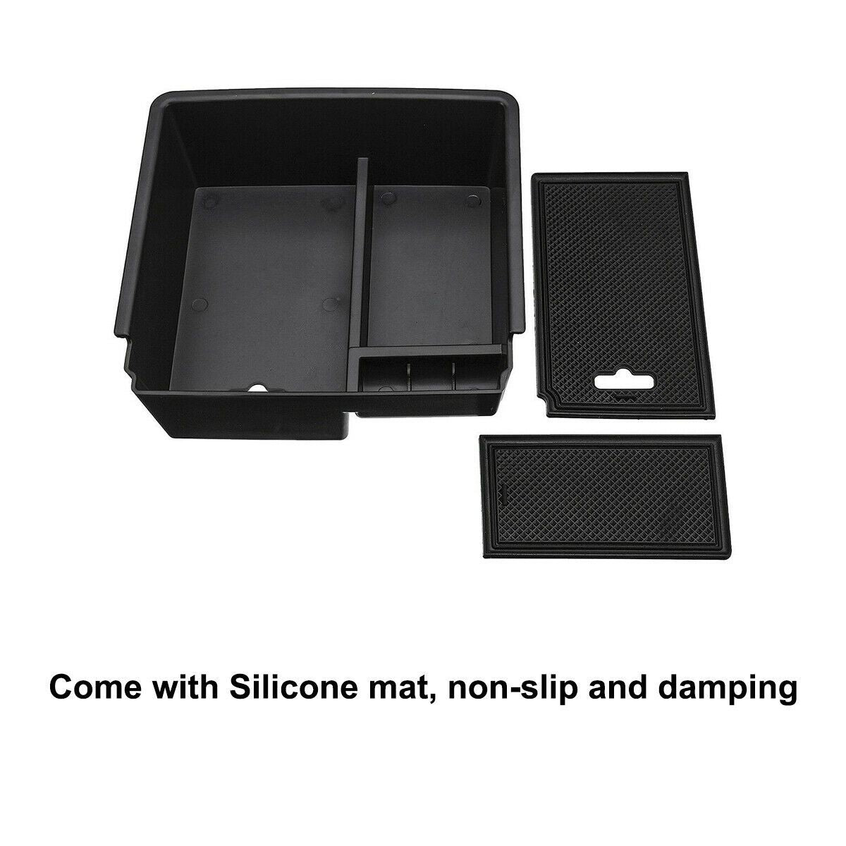 Ford Ranger 2012-2018 Center Console Tray Armrest Storage Box with Tra ...