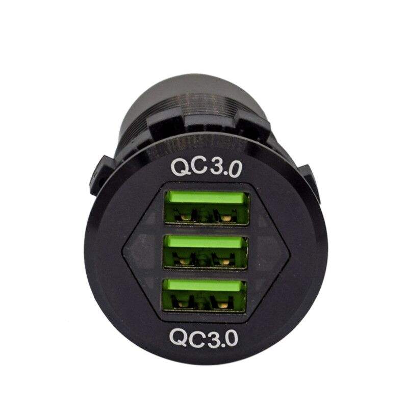 Triple QC3.0 USB Charger Socket