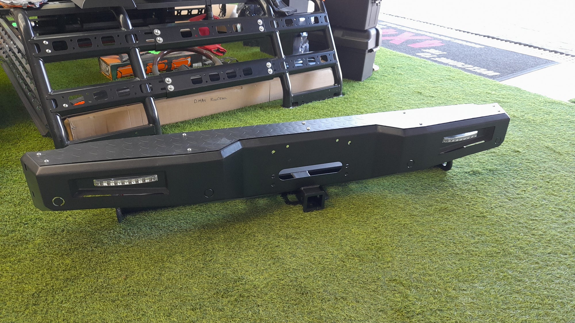 Ford Ranger T7 Rear Steel Bumper - the4x4store.co.za