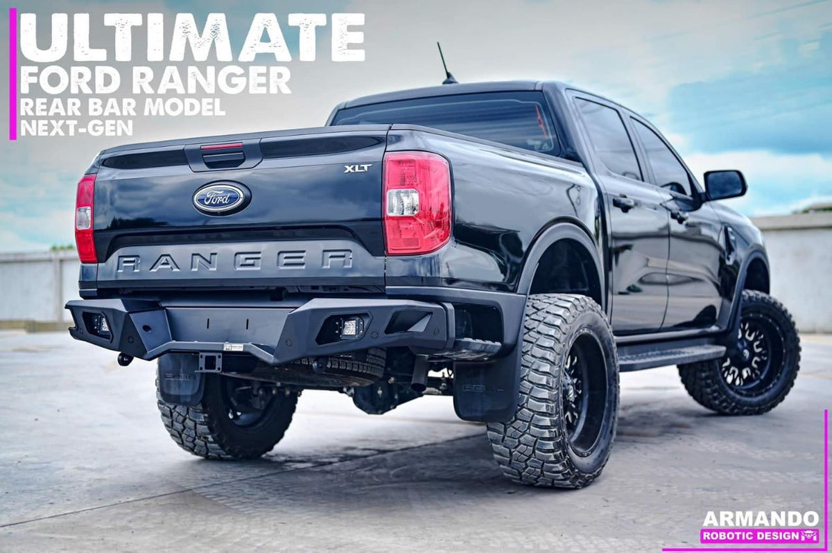 Ford Ranger 2022+ T9 Next gen Armando Ultimate rear steel bumper